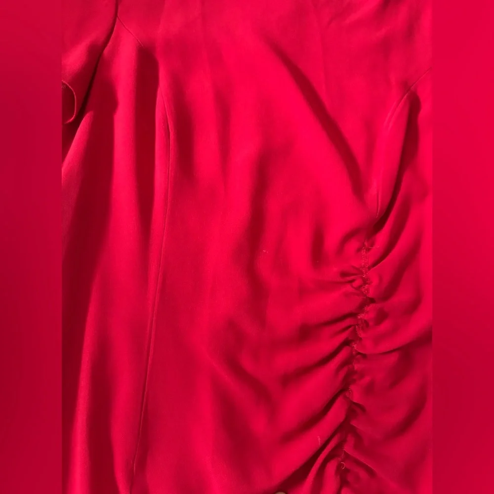 Moschino Cheap and Chic red ruffle sexy mini dress size 6 - Picture 4 of 7